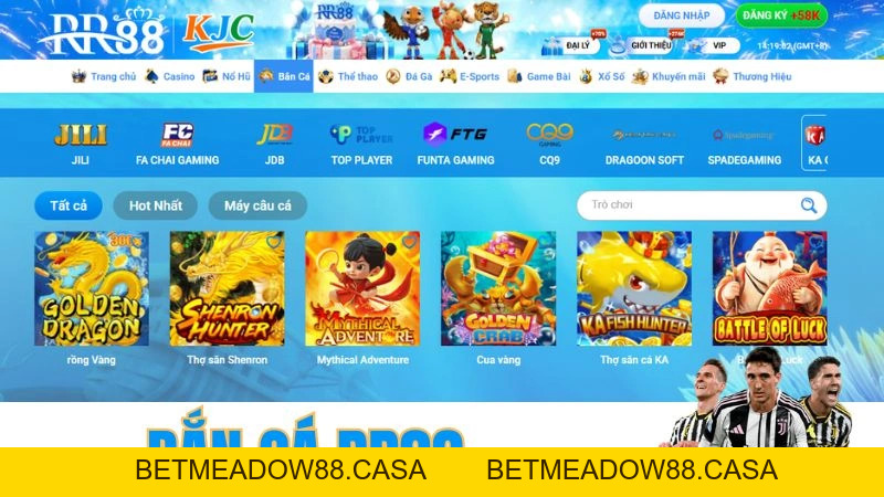 Bắn Cá RR88 – Khám Phá Game Bắn Cá Trực Tuyến Đồ Họa Đẹp 2026 - BETMEADOW88