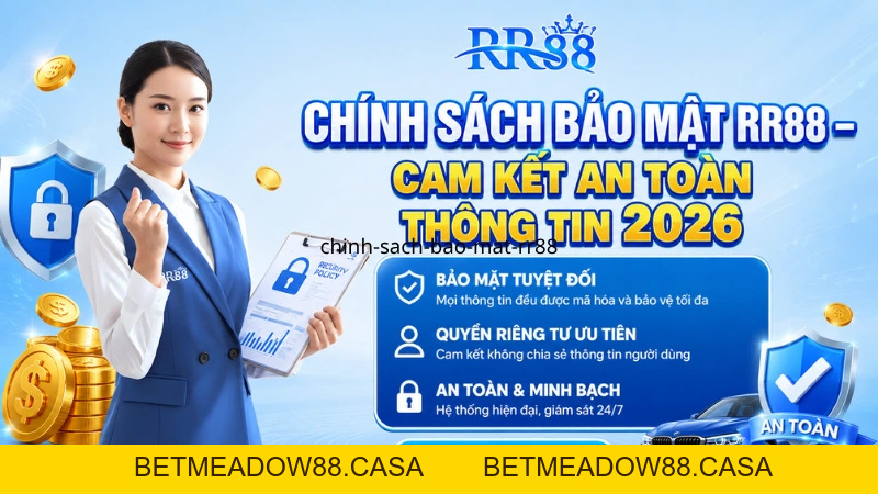 Chính Sách Bảo Mật RR88 – Cách Xử Lý Dữ Liệu Người Dùng - BETMEADOW88