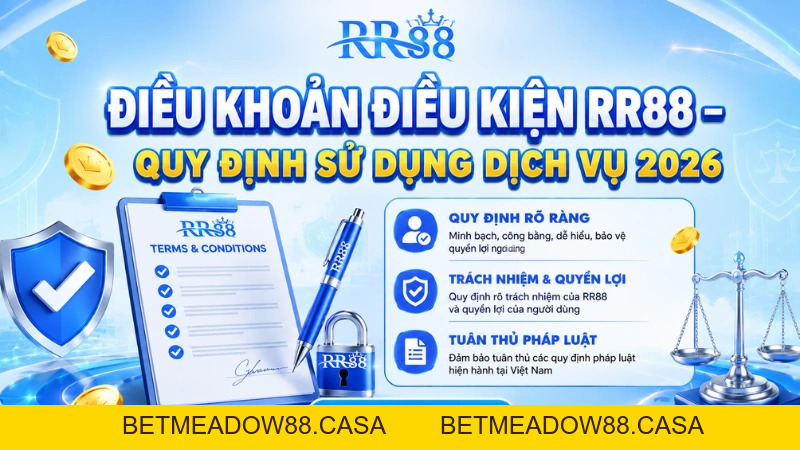Điều Khoản Sử Dụng RR88 – Quyền, Nghĩa Vụ & Quy Định - BETMEADOW88