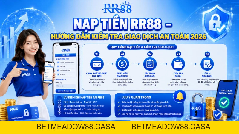 Nạp Tiền RR88 – Hướng Dẫn Giao Dịch An Toàn - BETMEADOW88