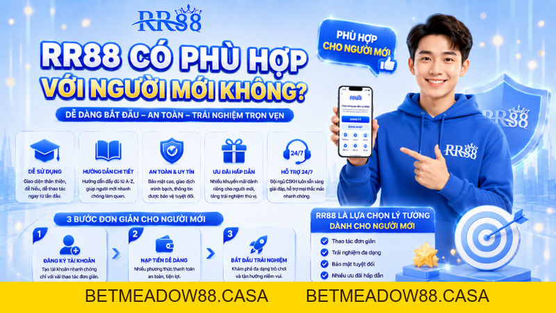 RR88 Có Phù Hợp Với Người Mới Không? Góc Nhìn Trải Nghiệm - BETMEADOW88