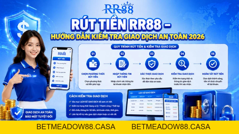 Rút Tiền RR88 – Hướng Dẫn Giao Dịch & Xử Lý Lỗi - BETMEADOW88