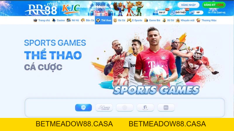 Thể Thao RR88 – Sảnh Cược, Kèo Bóng Đá & Tỷ Lệ - BETMEADOW88