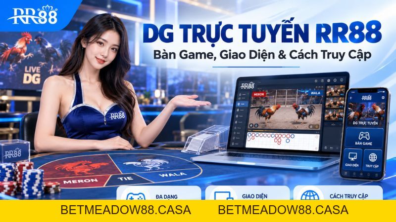 DG TRỰC TUYẾN RR88: Bàn Game, Giao Diện & Cách Truy Cập - BETMEADOW88