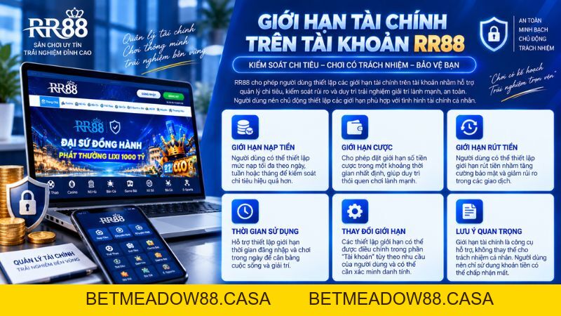 Chơi Có Trách Nhiệm RR88 – Giới Hạn & Kiểm Soát Rủi Ro - BETMEADOW88