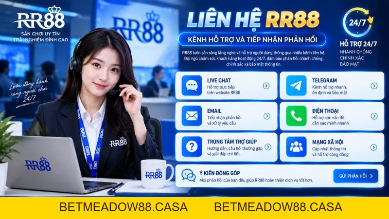 Liên Hệ RR88 – Thông Tin Hỗ Trợ Chính Thức 2026 - BETMEADOW88