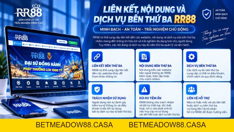 Miễn Trừ Trách Nhiệm RR88 – Phạm Vi & Giới Hạn Thông Tin - BETMEADOW88